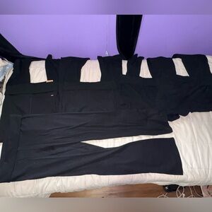 Lot of 5 Victoria Secret Foldover Flare Yoga Pants